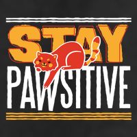 Stay Pawsitive 11oz C Handle Ceramic Mug