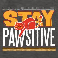 Stay Pawsitive Vector Backpack