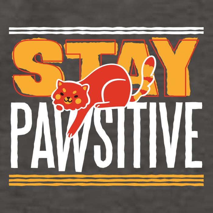 Stay Pawsitive Vector Backpack