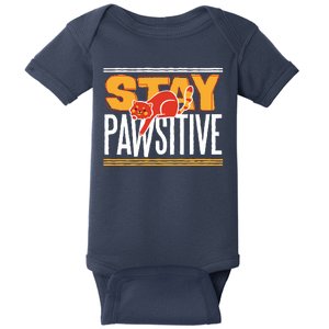 Stay Pawsitive Baby Bodysuit