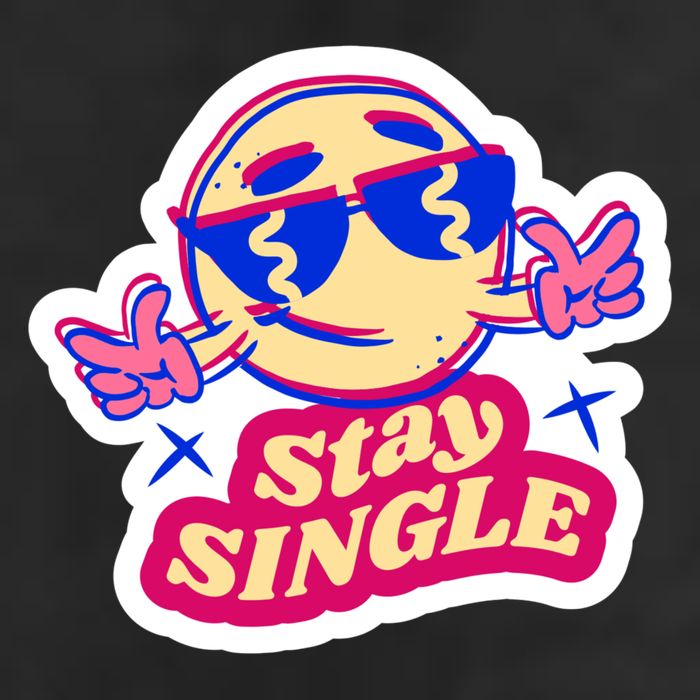 Stay Single Smiley Adult Drive Performance Visor