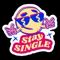 Stay Single Smiley Crop Top