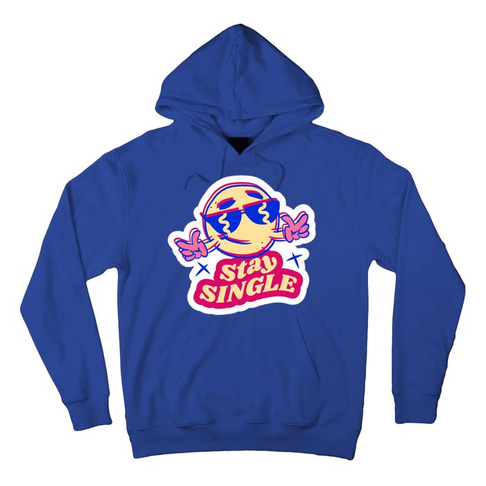 Stay Single Smiley Hoodie