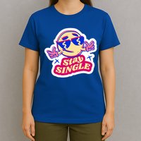 Stay Single Smiley T-Shirt