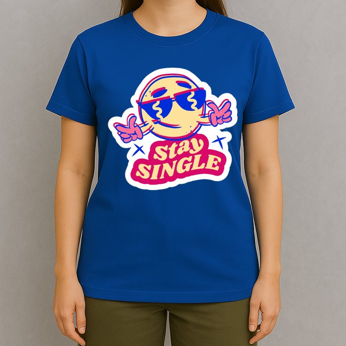 Stay Single Smiley T-Shirt