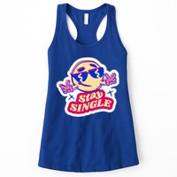 Stay Single Smiley Womens Tank Top
