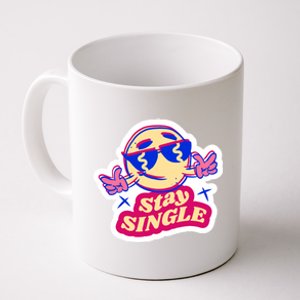 Stay Single Smiley Coffee Mug