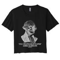 Stay Strapped or Get Clapped Women's Crop Top Tee