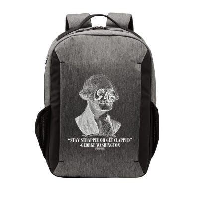 Stay Strapped or Get Clapped Vector Backpack