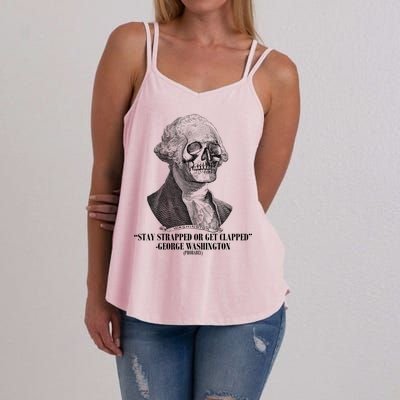 Stay Strapped or Get Clapped Women's Strappy Tank