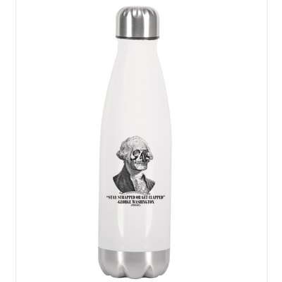 Stay Strapped or Get Clapped Stainless Steel Insulated Water Bottle