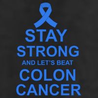 Stay Strong And Let's Beat Colon Cancer Adult Drive Performance Visor