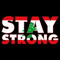 Stay Strong Lebanon Beirut Support Hoodie