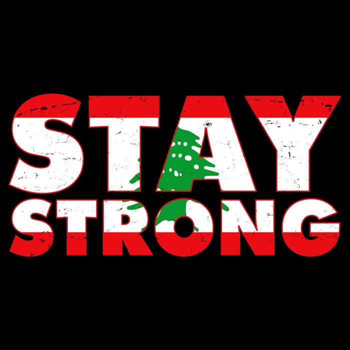 Stay Strong Lebanon Beirut Support Hoodie