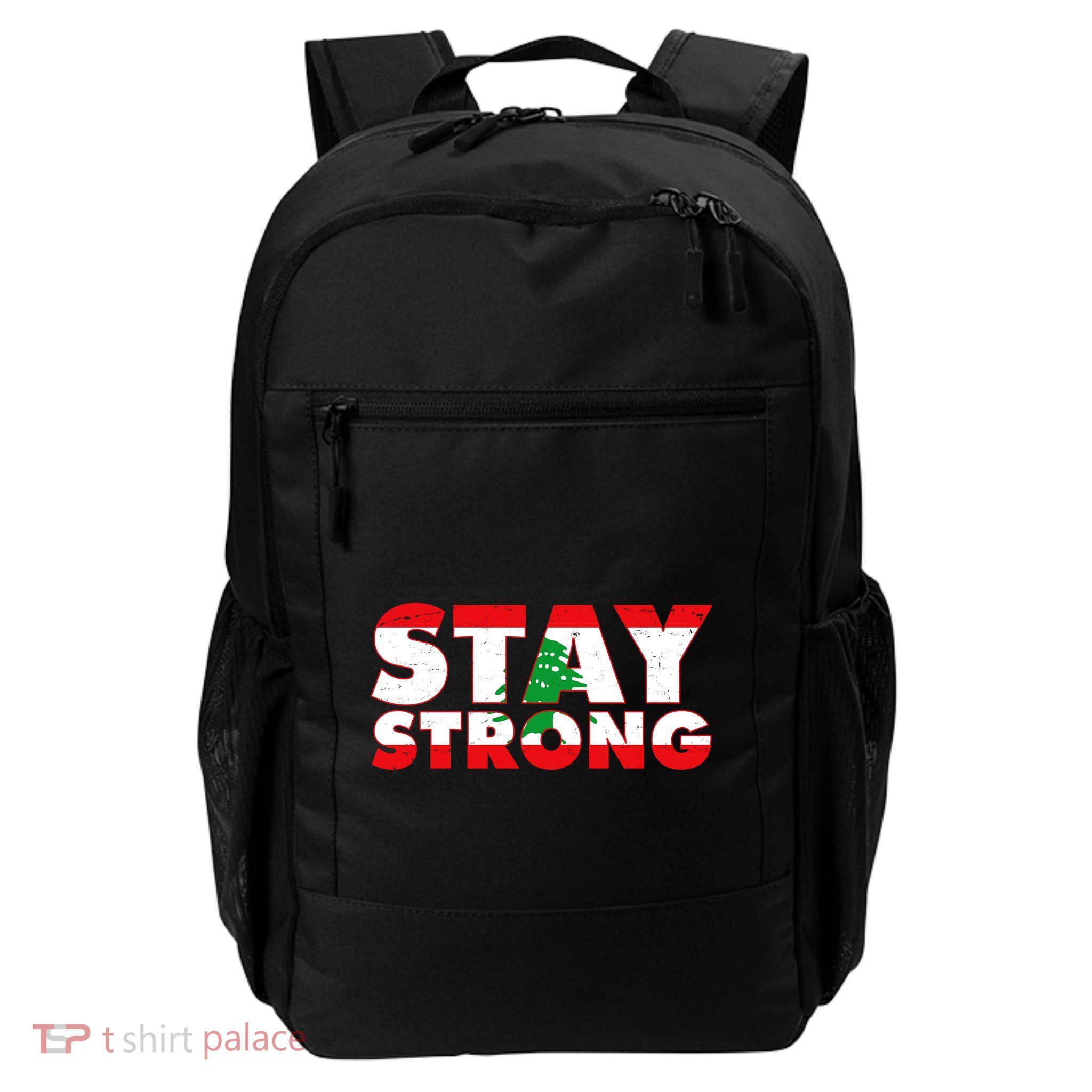 Stay Strong Lebanon Beirut Support Backpack