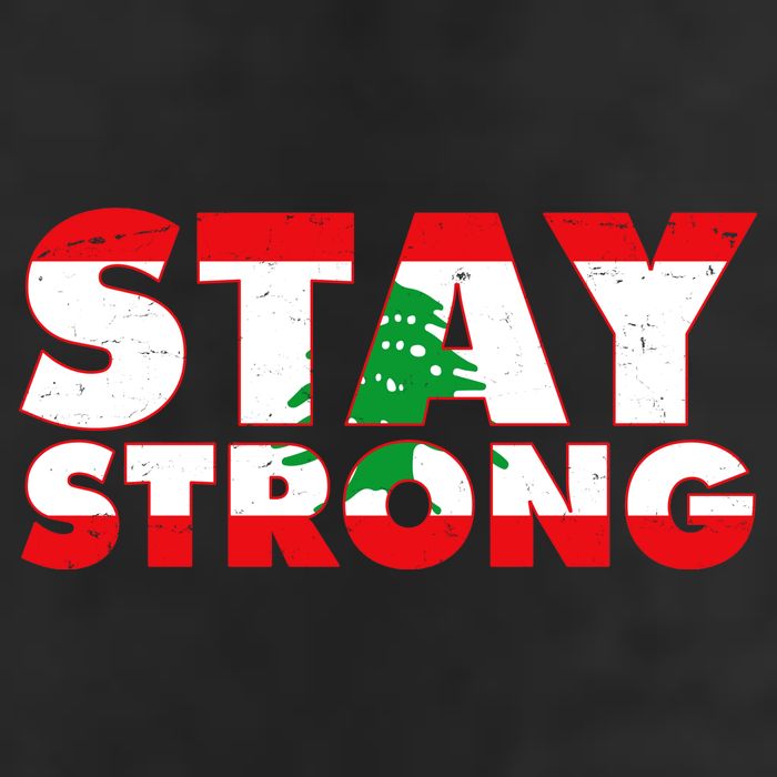 Stay Strong Lebanon Beirut Support 11oz C Handle Ceramic Mug
