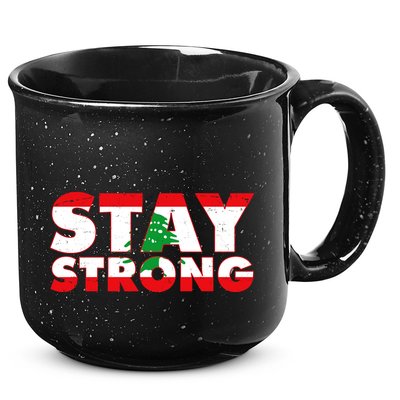 Stay Strong Lebanon Beirut Support 15oz Campfire Ceramic Mug
