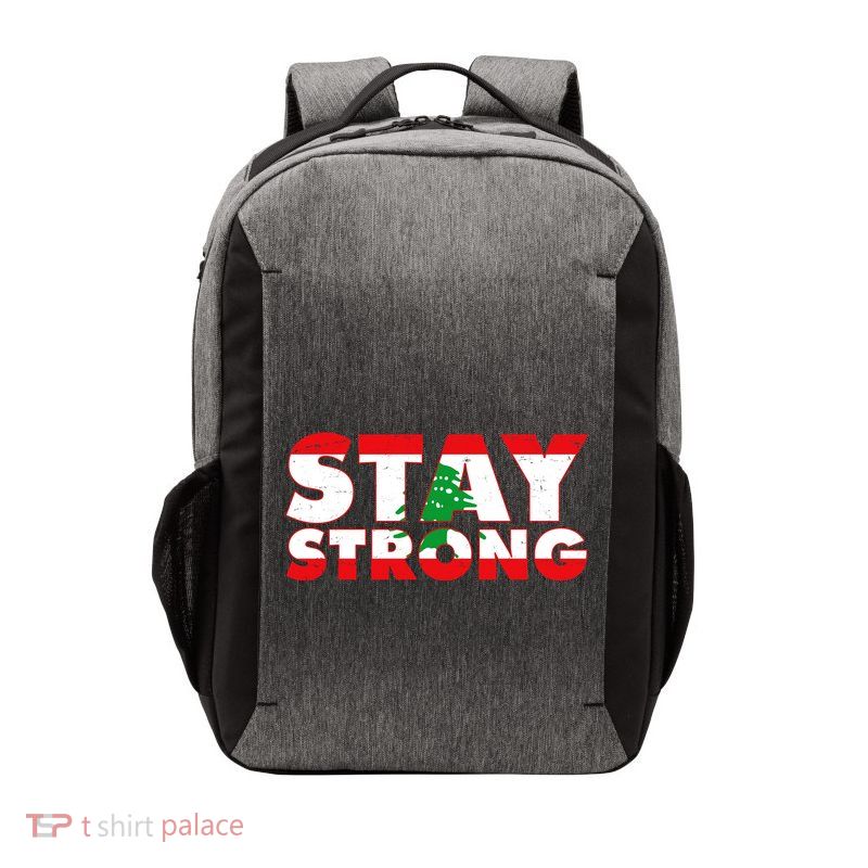 Stay Strong Lebanon Beirut Support Vector Backpack
