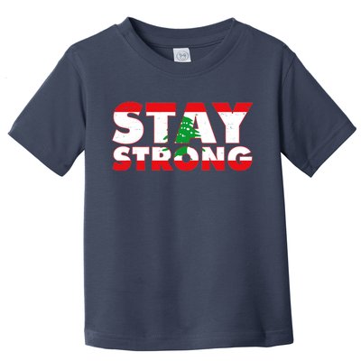 Stay Strong Lebanon Beirut Support Toddler T-Shirt