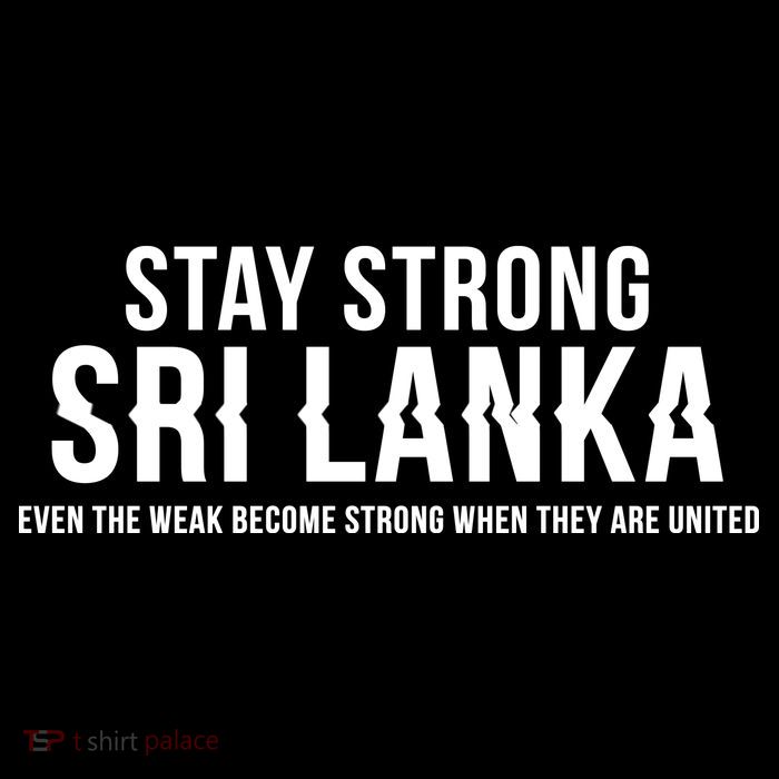 Stay Strong Sri Lanka Poster