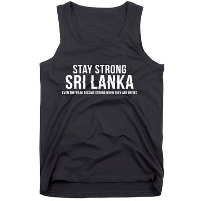 Stay Strong Sri Lanka Tank Top