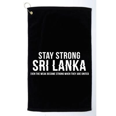 Stay Strong Sri Lanka Golf Towel