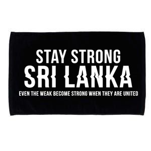 Stay Strong Sri Lanka Microfiber Hand Towel