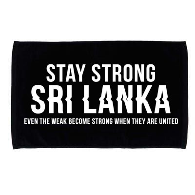 Stay Strong Sri Lanka Microfiber Hand Towel