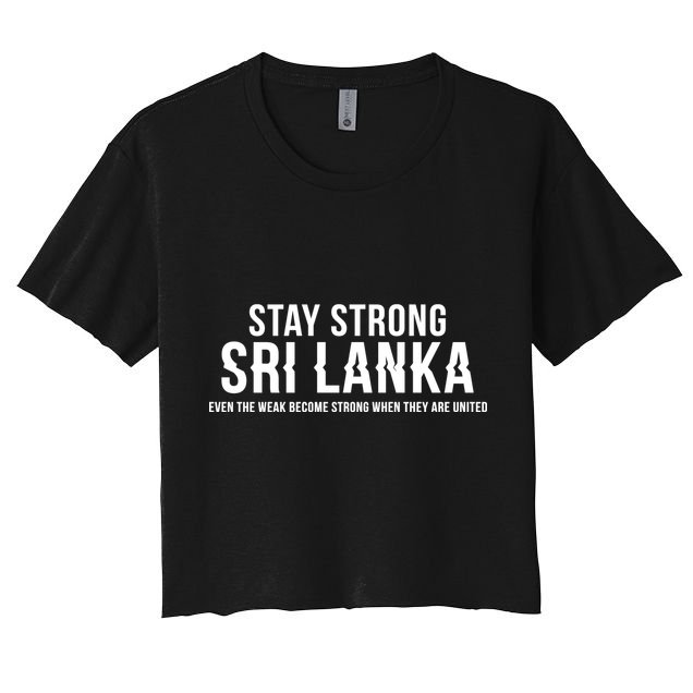 Stay Strong Sri Lanka Crop Top