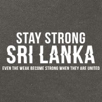 Stay Strong Sri Lanka Cotton Canvas Backpack