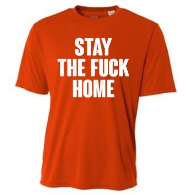 Stay The F--K Home Social Distancing Cooling Performance Crew T-Shirt