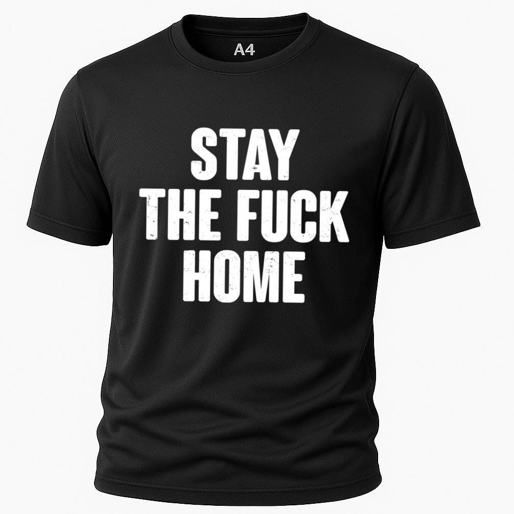 Stay The F--K Home Social Distancing Cooling Performance Crew T-Shirt