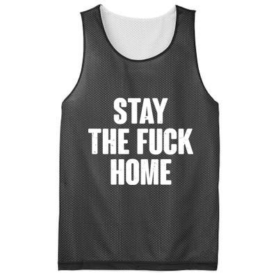 Stay The F--K Home Social Distancing Mesh Reversible Basketball Jersey Tank