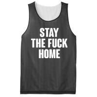 Stay The F--K Home Social Distancing Mesh Reversible Basketball Jersey Tank