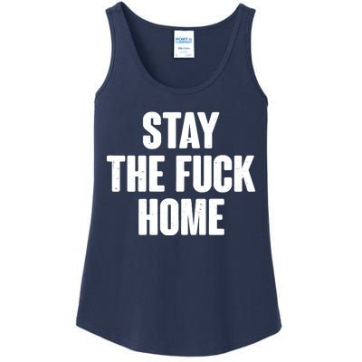 Stay The F--K Home Social Distancing Ladies Essential Tank