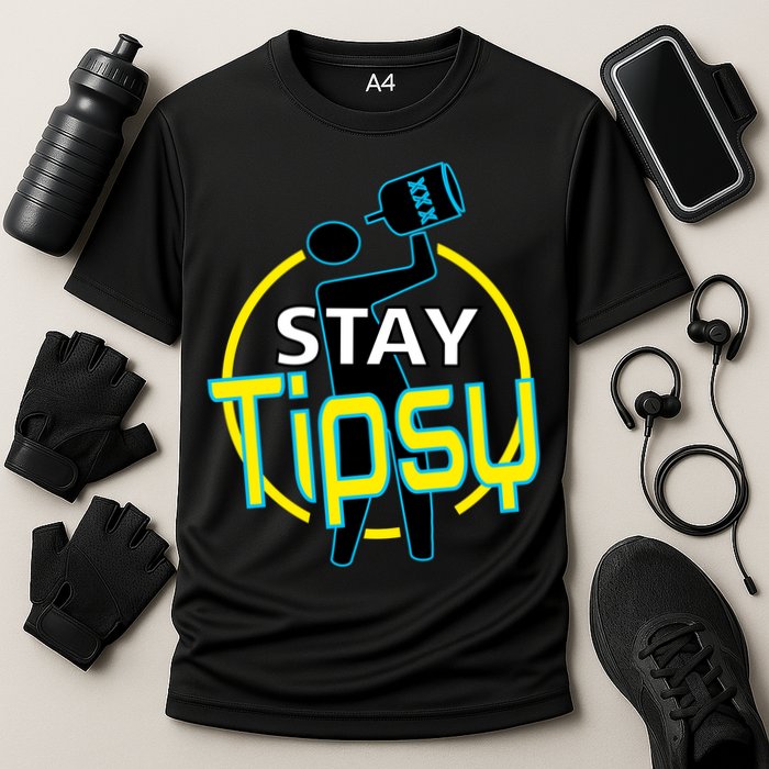 Stay Tipsy Cooling Performance Crew T-Shirt