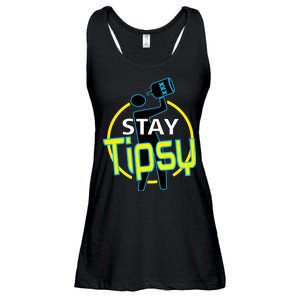 Stay Tipsy Ladies Essential Flowy Tank