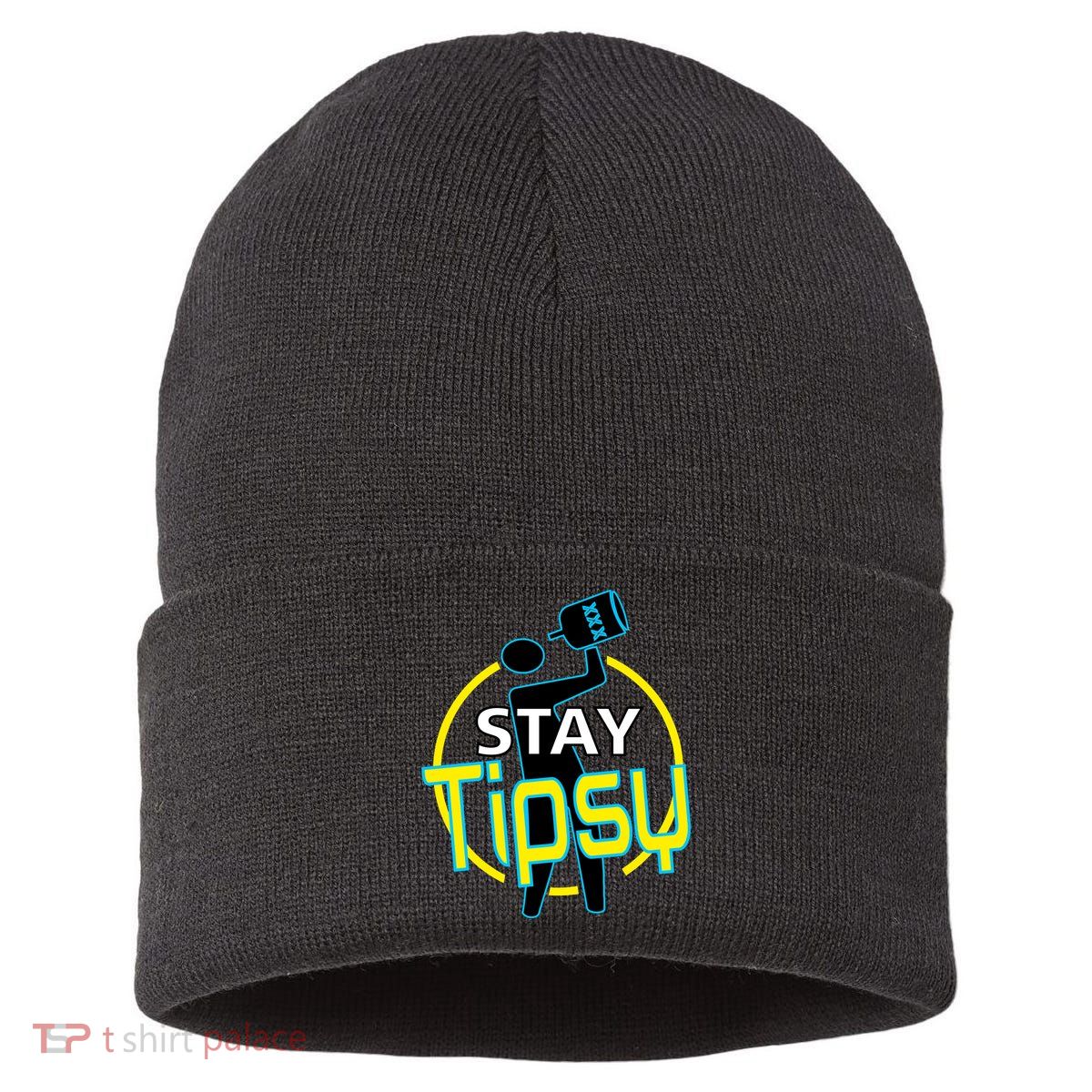 Stay Tipsy Sustainable Knit Beanie