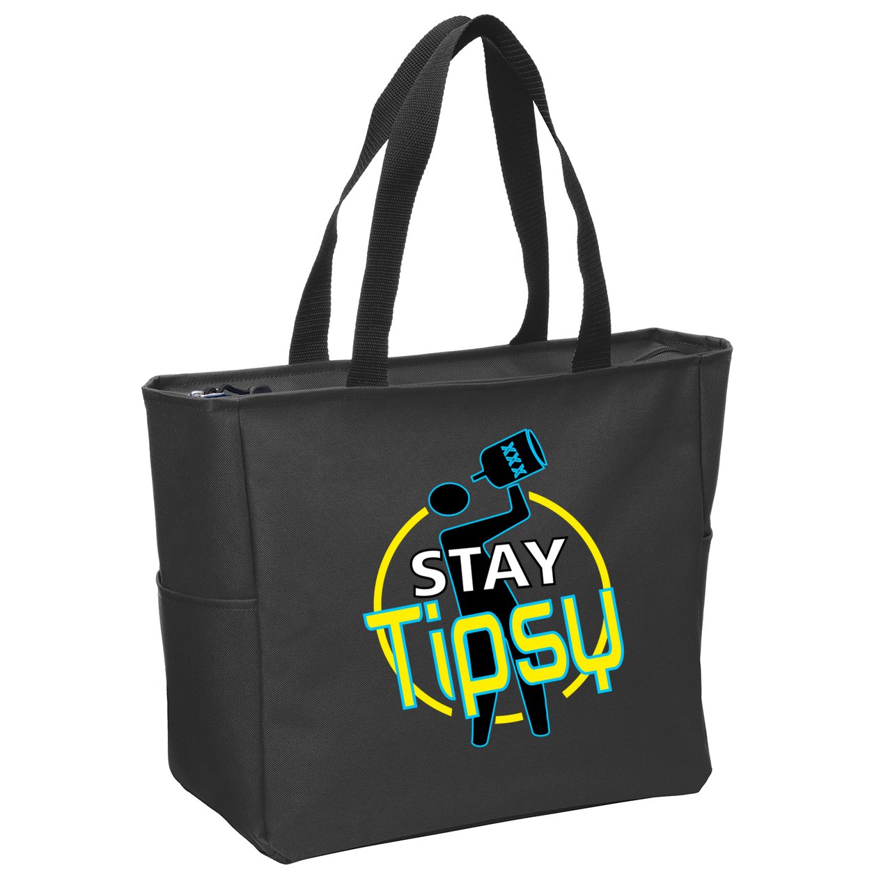 Stay Tipsy Zip Tote Bag
