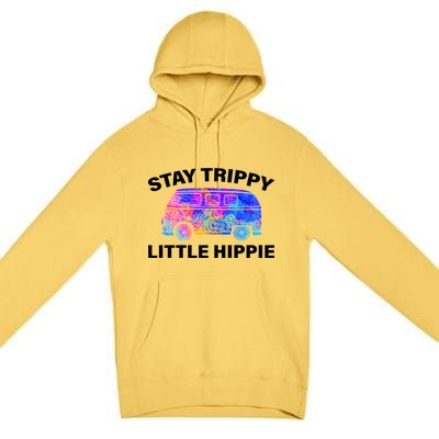 Stay Trippy Little Hippie Premium Pullover Hoodie