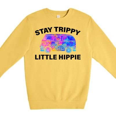 Stay Trippy Little Hippie Premium Crewneck Sweatshirt