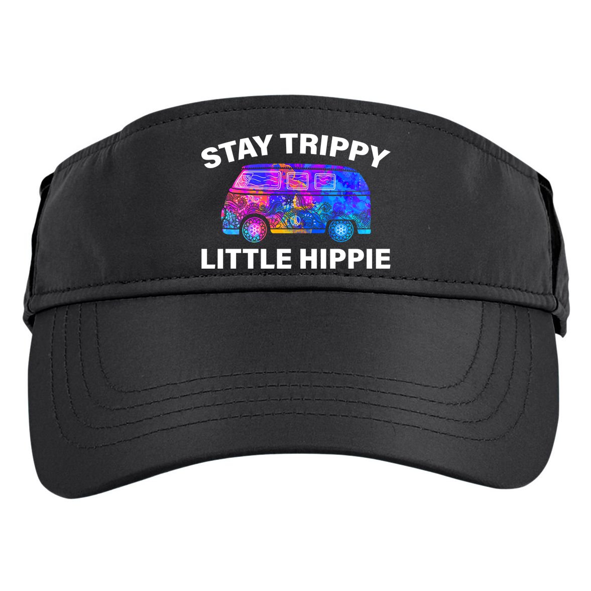 Stay Trippy Little Hippie Adult Drive Performance Visor