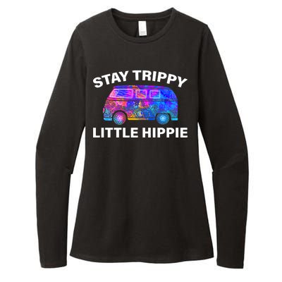 Stay Trippy Little Hippie Womens CVC Long Sleeve Shirt