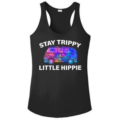 Stay Trippy Little Hippie Ladies PosiCharge Competitor Racerback Tank