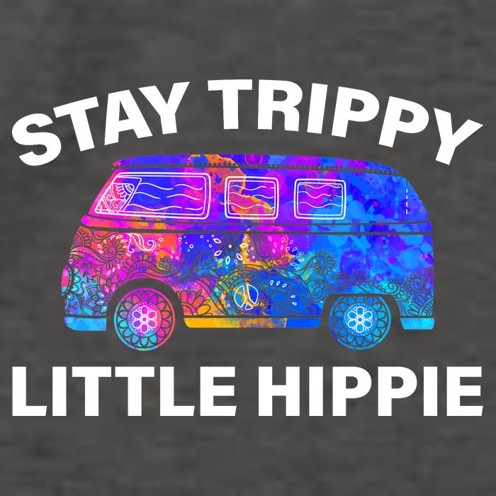 Stay Trippy Little Hippie Vector Backpack
