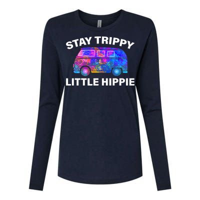 Stay Trippy Little Hippie Womens Cotton Relaxed Long Sleeve T-Shirt