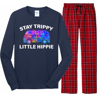 Stay Trippy Little Hippie Long Sleeve Pajama Set