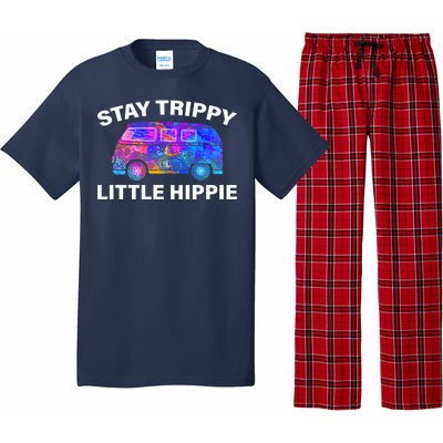 Stay Trippy Little Hippie Pajama Set