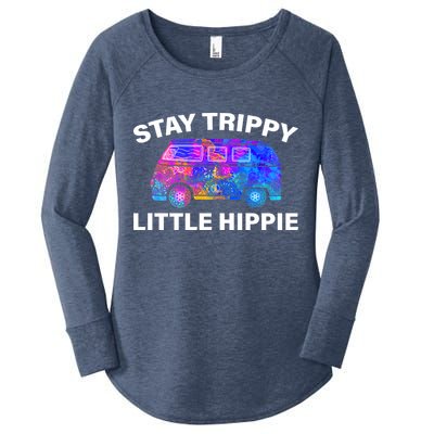 Stay Trippy Little Hippie Women's Perfect Tri Tunic Long Sleeve Shirt