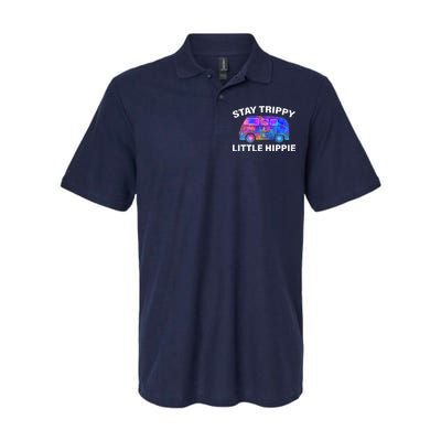 Stay Trippy Little Hippie Softstyle Adult Sport Polo